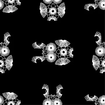 Abstract contrasty seamless vector pattern for banner, card, invitation, text Stock Illustration