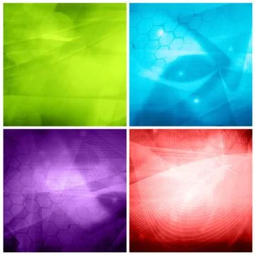 Abstract cool waves Stock Illustration
