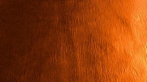 Abstract Copper Metal Surface With Warm Orange Texture 3d render. Stock Photos