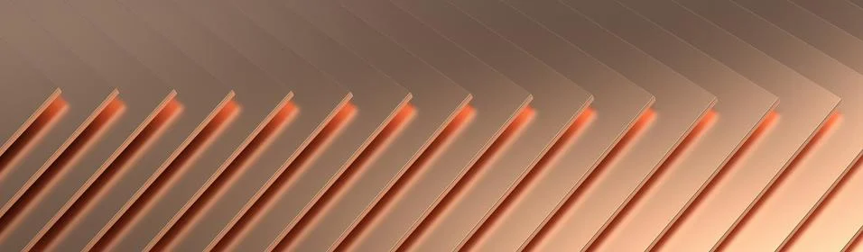 The abstract copper pattern background. 3D illustration. 스톡 일러스트