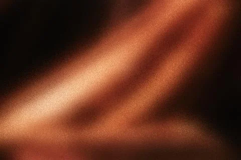 Abstract copper texture surface with glowing light waves Stock Photos