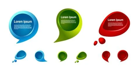 Abstract copyspace design in 3 colors 스톡 일러스트