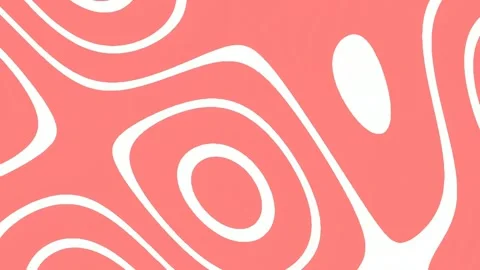 Abstract coral wave pattern background, modern flowing geometry art Stock Footage 342159300
