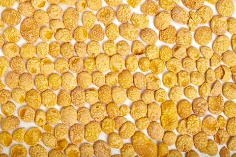 Abstract corn flakes background or banner. Stock Photos