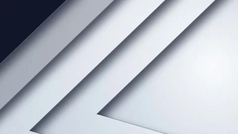 Abstract corporate background blue white geometric paper cut layers Stock Footage 338072622