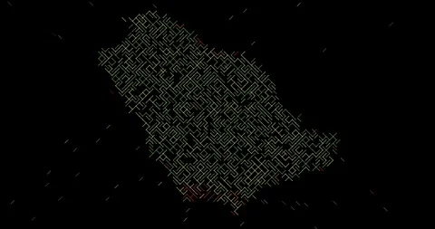Abstract Corporate Diagonal Map Animation Rwanda Stock Footage 324822671