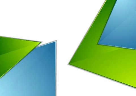 Abstract corporate geometric background Illustrazione stock