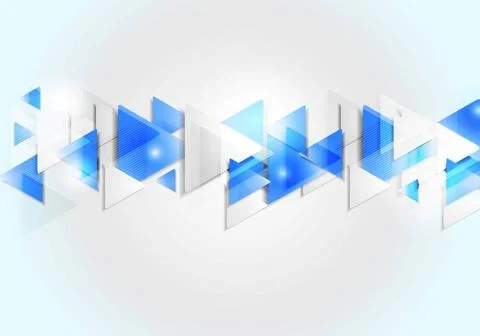 Abstract corporate geometric tech background Abstract corporate geometric ... Stock Photos