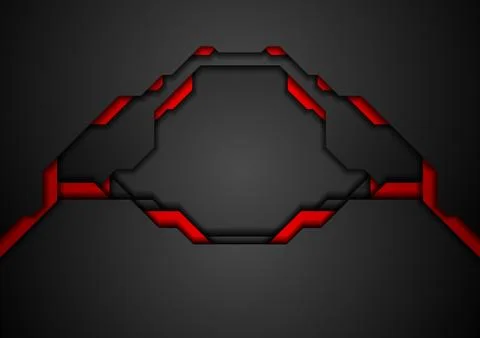 Abstract corporate red black vector background Stock Illustration