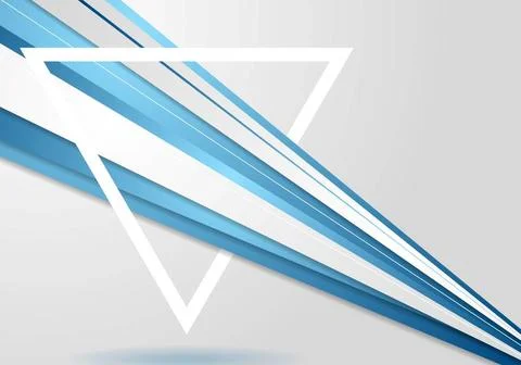 Abstract corporate tech background and triangle quote frame Abstract corpo... Stock Photos