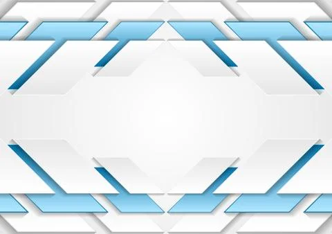 Abstract corporate tech grey and blue background Stock Illustration