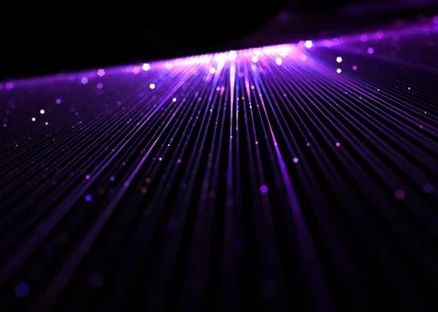 Abstract Corrugated Surface  Bokeh   Background - Fractal Art Stock Illustration