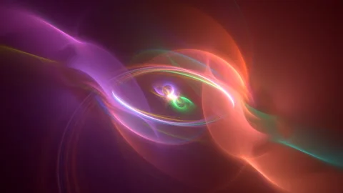 Abstract coruscating background of lambent fractal elements. Stock Footage 234783239