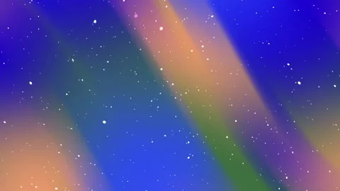 Abstract cosmic aurora flow with glowing particles moving across vibrant gr.. Видео 335015312