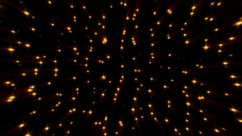 Abstract cosmic background of energetic bright glowing magical stars on a d.. Stock Illustration