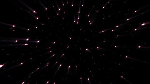 Abstract cosmic background of energetic bright glowing magical stars on a d.. Stock Illustration