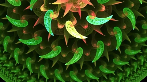 Abstract Cosmic Background with Visual Effects and Space Energy Video stock 311003953