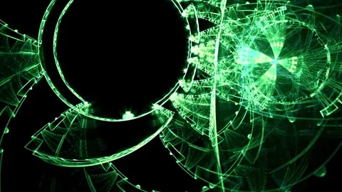 Abstract Cosmic Background with Visual Effects and Space Energy Video stock 311004278