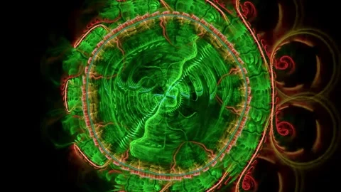 Abstract Cosmic Background with Visual Effects and Space Energy Video stock 311004290