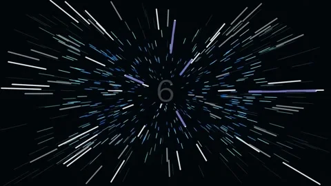 Abstract cosmic burst of white light and digital energy particle flow Stock Footage 342115483
