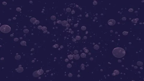 Abstract Cosmic Dust Particles Floating in Deep Space Nebula with Subtle Li.. Video stock 346271013