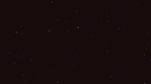 Abstract cosmic dust particles moving in deep space starry night background Stock-Footage 342161117