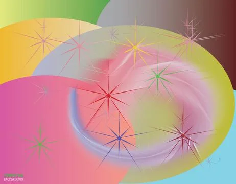 Abstract cosmic explosion Stock Illustration