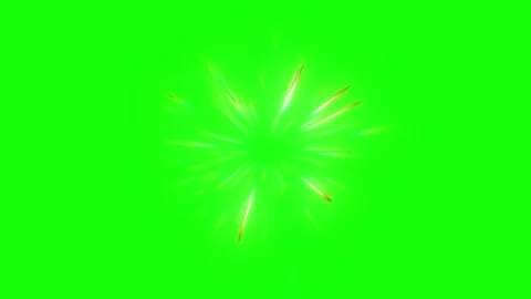 Abstract cosmic explosion with vibrant green and white energy. Dynamic sci-fi Stockbeeldmateriaal 341305661