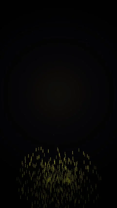 Abstract cosmic glow: Particles drifting in deep space void background Vídeos de archivo 346004129