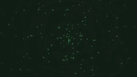 Abstract cosmic glowing dust particles background for cinematic magic and s.. Stock Footage 342203274