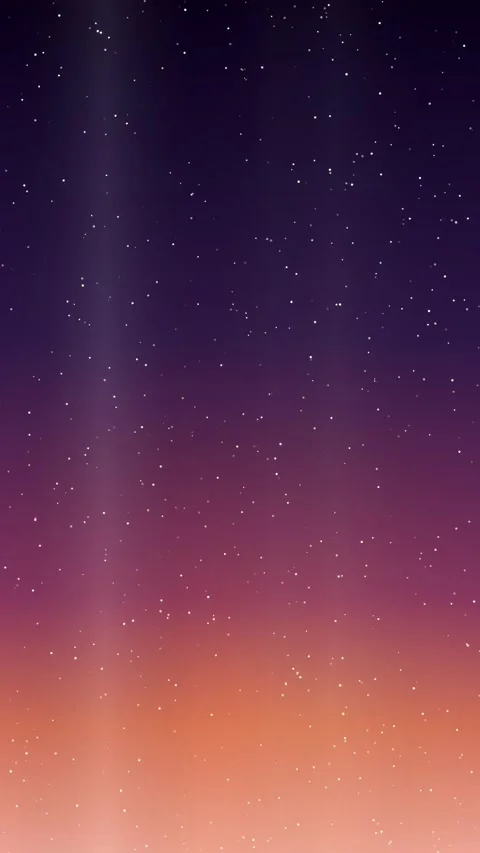 Abstract cosmic gradient background: Deep purple and orange starry nebula ble Stock Footage 345487126