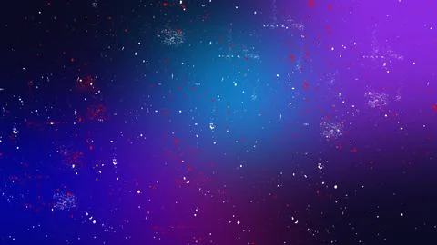 Abstract cosmic gradient background with distressed white and red particle .. Stock Illustration