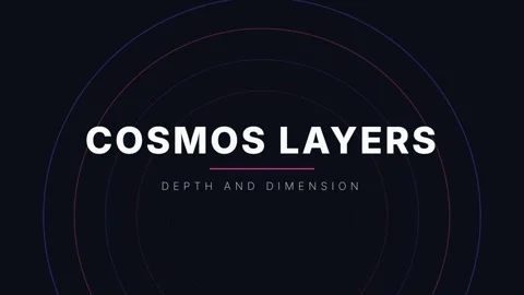 Abstract cosmic layers animation background, deep space gradient transition 스톡 동영상 337656295
