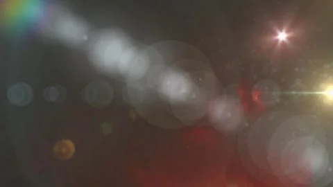 Abstract cosmic light trails through space lens flare effect 스톡 동영상 347182281