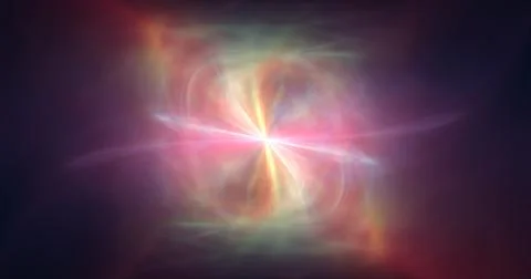 Abstract cosmic multi-colored energy waves glowing background Stock Illustration