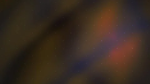Abstract Cosmic Nebula with Flowing Orange and Blue Light Clouds for Motion.. Stock Footage 344713432