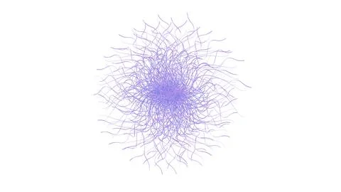 Abstract cosmic or microscopic body (virus, microbe, cell) under a microscope Stock Illustration