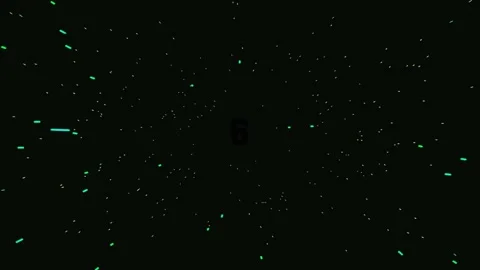 Abstract cosmic particle flow background for science fiction and tech intro.. Stock Footage 342093904