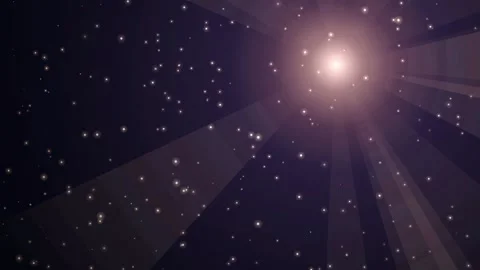 Abstract cosmic space background with glowing star burst and shimmering 库存影片 346204588