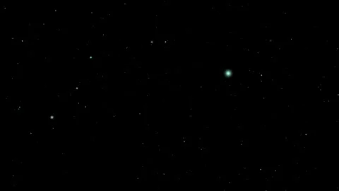 Abstract Cosmic Starfield with Looping Falling Stars Snow Particles Video stock 339341615