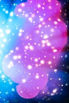 Abstract cosmic starry sky lights and shiny glitter, luxury holiday backgroun Stock Illustration