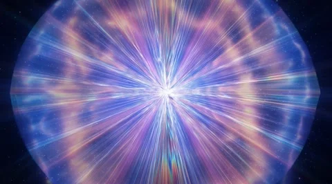 Abstract cosmic supernova explosion animation Stock Footage 331459372