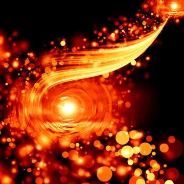 Abstract cosmic time machine Stock Illustration