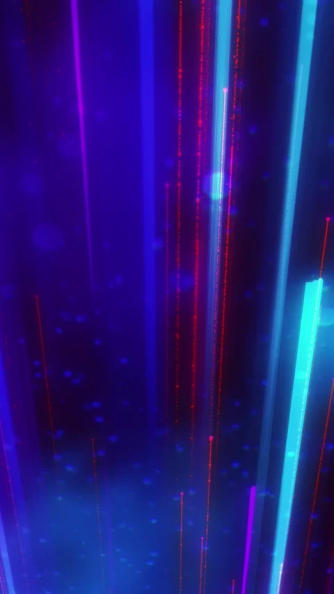 Abstract cosmic trails background with blue hues, pink accents, light streams Stock Footage 302647356
