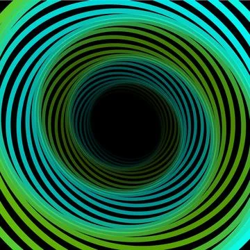 Abstract cosmic, twisting lines background. Nano technology structure, visual Stock Illustration