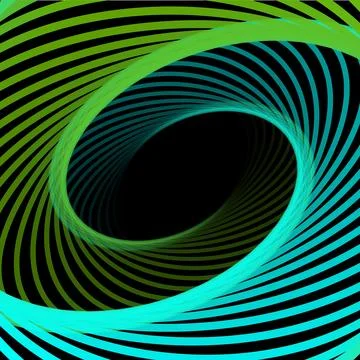 Abstract cosmic, twisting lines background. Nano technology structure, visual Stock Illustration