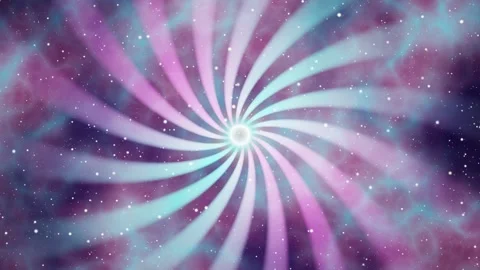 Abstract cosmic vortex and pulsar radiation loop background 動画素材 346964260
