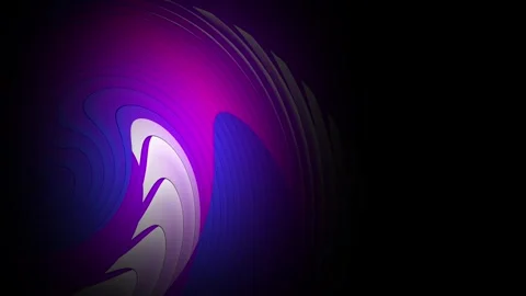 Abstract cosmic vortex swirl neon orb motion background loop animation Stock Footage 336410197