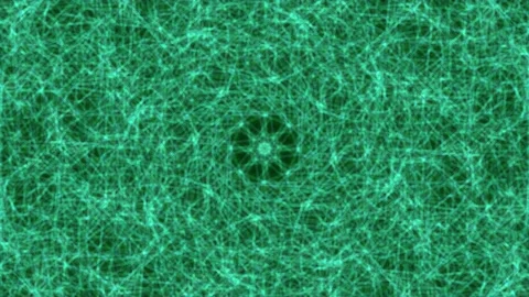 Abstract cosmic web background pattern of glowing energy network Stock Footage 337571708