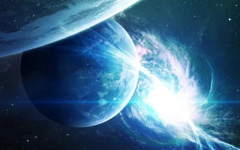 Abstract cosmos background - space. Elements of this image furnished by NASA イラスト素材